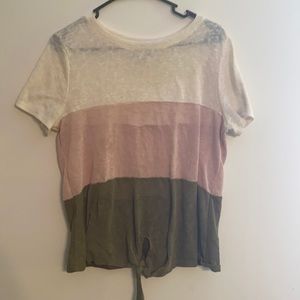 Tri Color Blouse